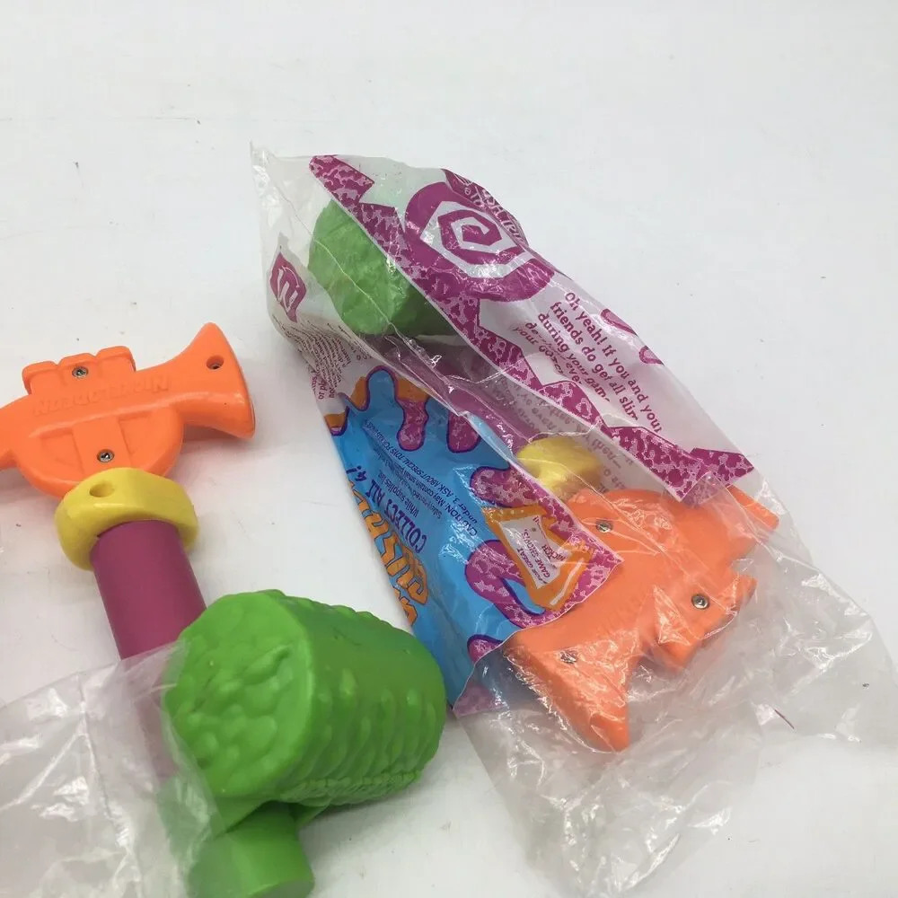 1992 Nickelodeon Game Gadgets McDonalds Happy Meal Toys Lot 4 Slime Mike Vtg